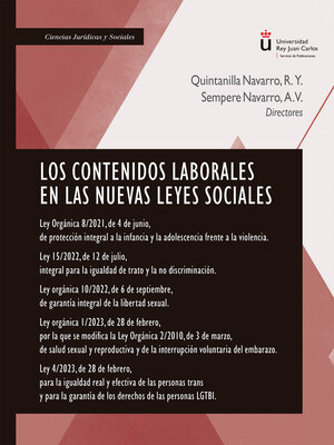 cover image of Los contenidos laborales en las nuevas leyes sociales